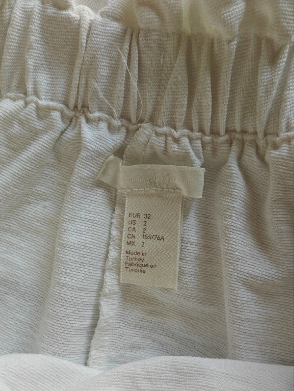 H&M White Off-Shoulder Ruffle Mini Dress - Picture 2 of 3